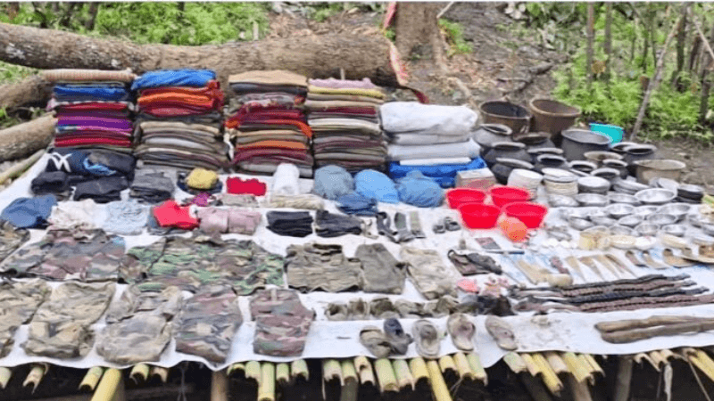 Army raids Kuki-Chin camp, seizes weapons