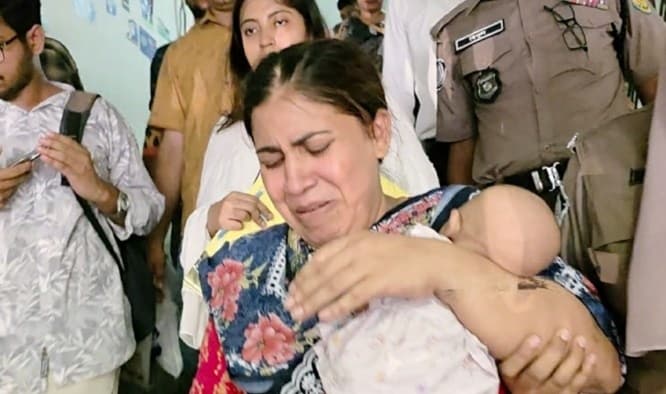 Jubo Mohila League leader sent to jail with one-and-a-half-month-old child