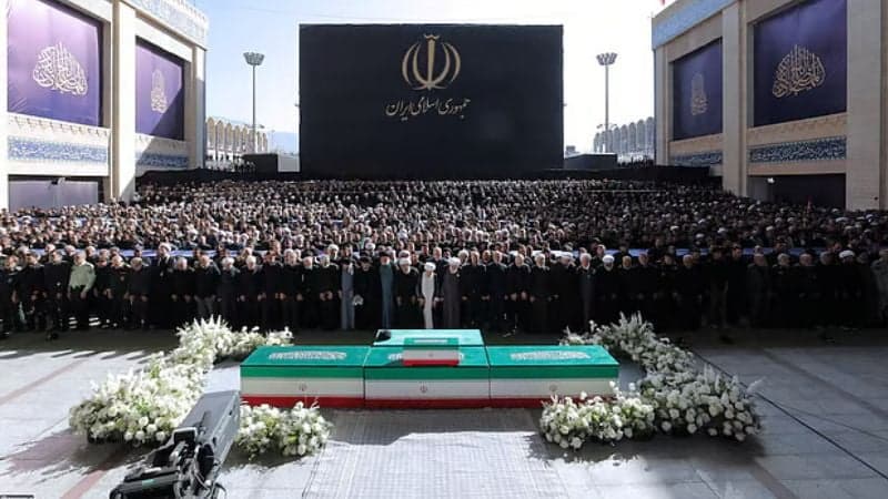 Khamenei's coffin reaches Azadi Square for final public farewell
