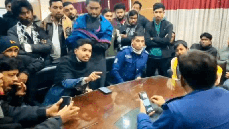 We burned Baniachong police station, set SI Santosh on fire: Anti-Discrimination Student Movement leader