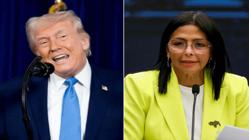 Trump warns Venezuela’s Interim President Delcy Rodríguez 