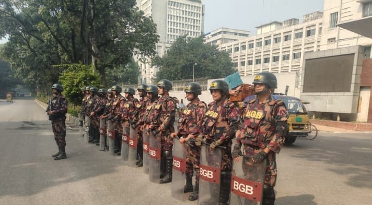 12 BGB platoons deployed in Dhaka and nearby districts