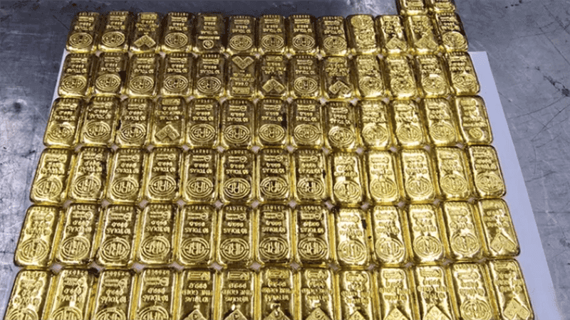 Gold bars worth nearly Tk 20 crore seized at Shahjalal Airport