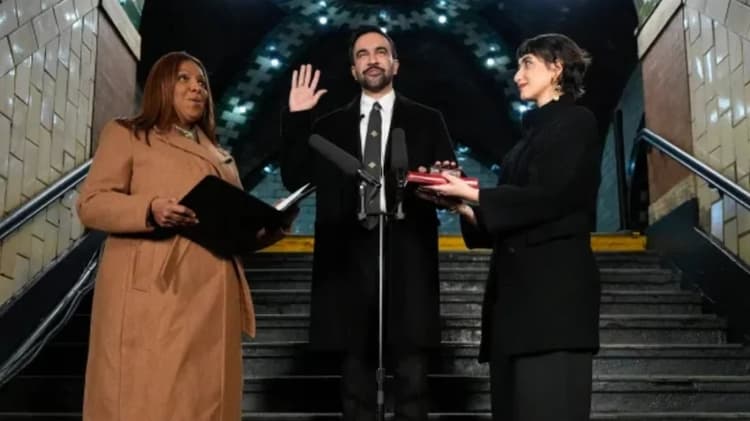 Zohran Mamdani sworn in as New York City Mayor