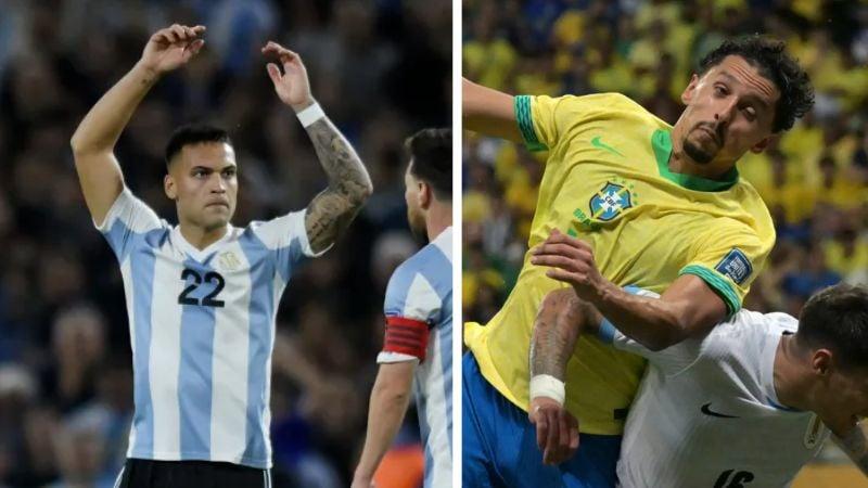 Argentina beat Peru as Uruguay hold Brazil