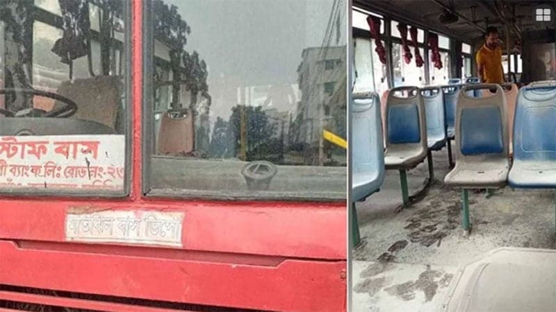 2 buses torched during blockade