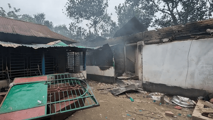 House set on fire over drug allegations, mother-son held