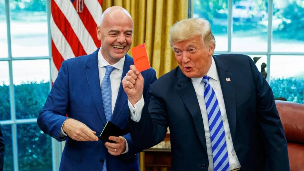 Infantino faces backlash as US media claims he sought Trump's support
