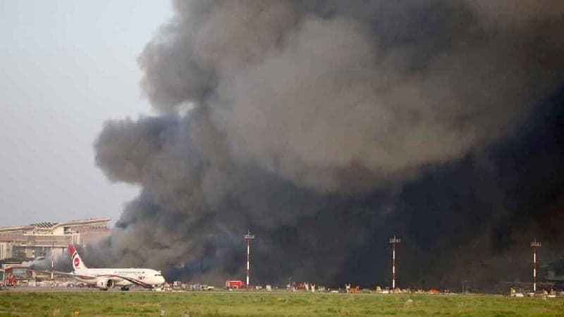 Fire at Dhaka airport: Two flights land in Kolkata