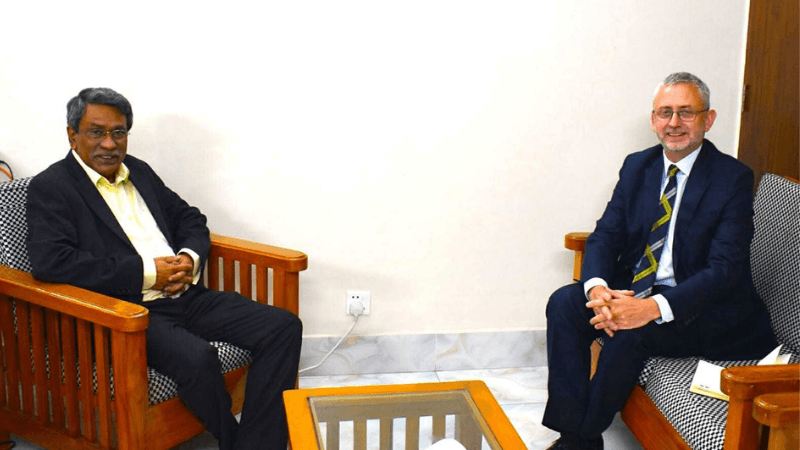 EU Ambassador meets Prof Ali Riaz