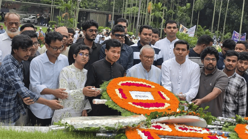 DU Chhatra Dal pays tribute to Kazi Nazrul Islam on 50th death anniversary