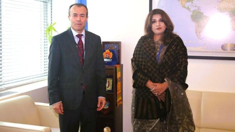 Shama Obaed meets UN Assistant Secretary-General in New York