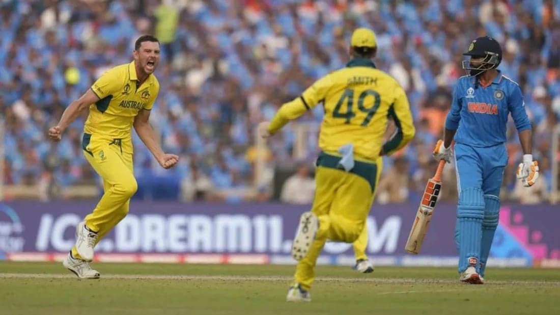 Australia bundle India out for 240 in World Cup final