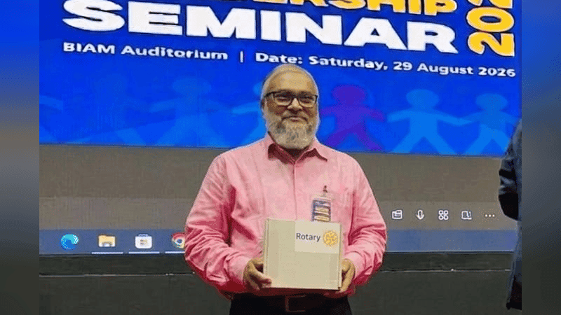 Dr Habibullah Talukder receives Rotary International's 'Avenue of Service' award