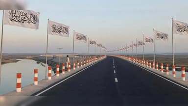 White flags with Arabic inscriptions appear in Teknaf, police monitoring