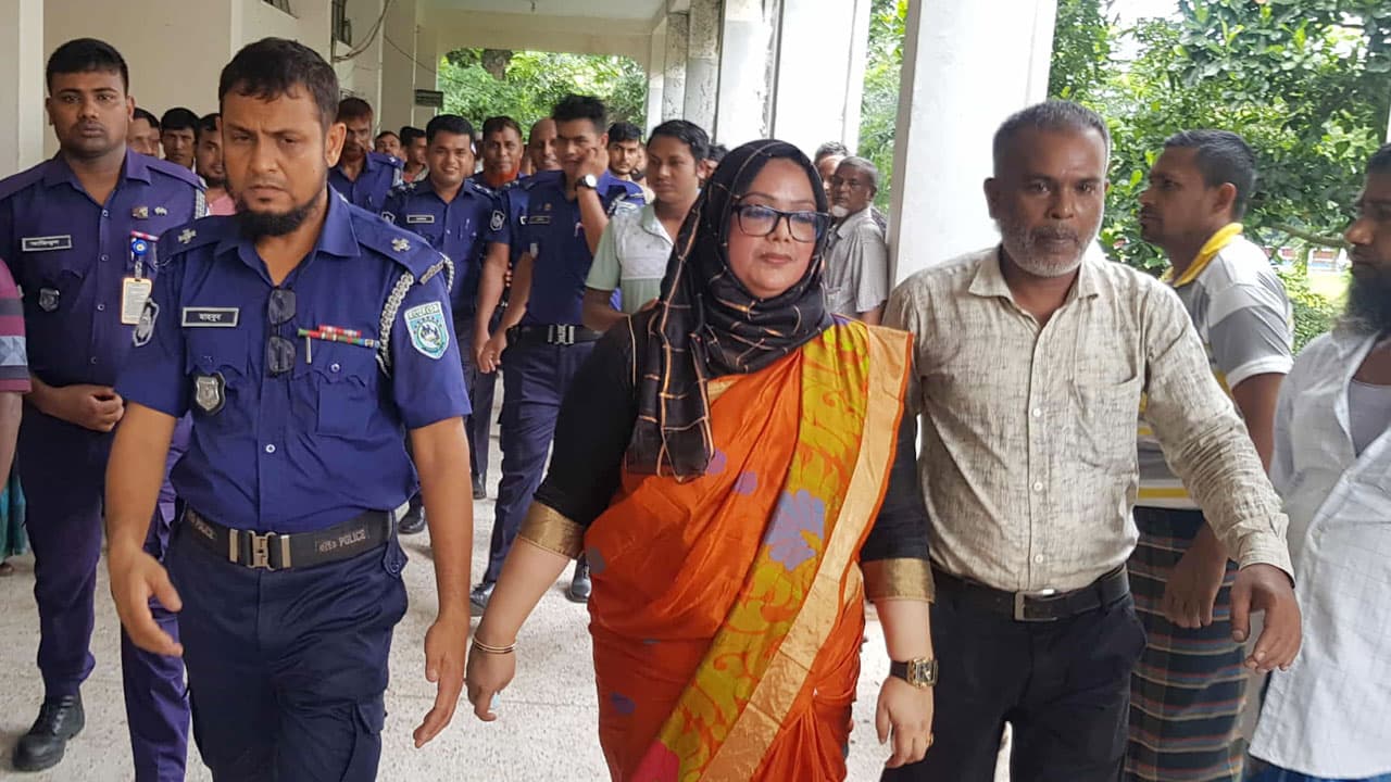 Ex-Kurigram DC Sultana Parvin sent to jail