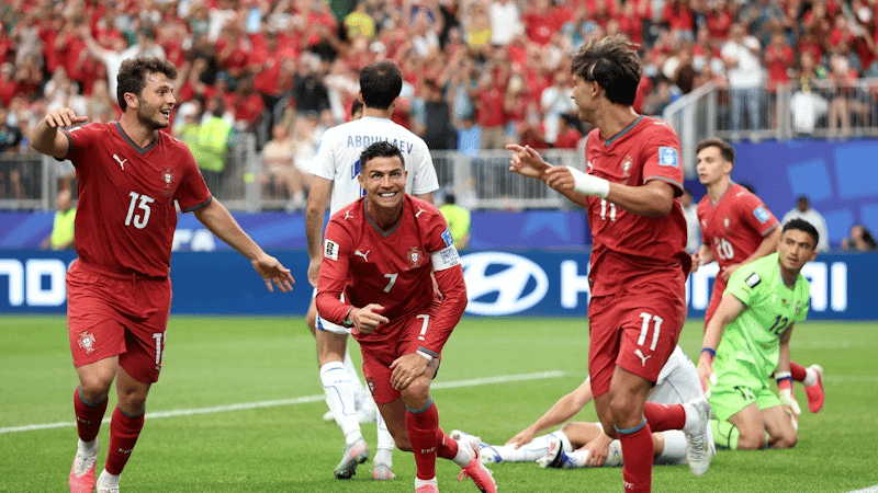 Portugal thrash Uzbekistan