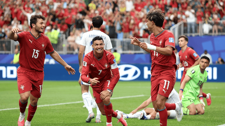 Portugal thrash Uzbekistan