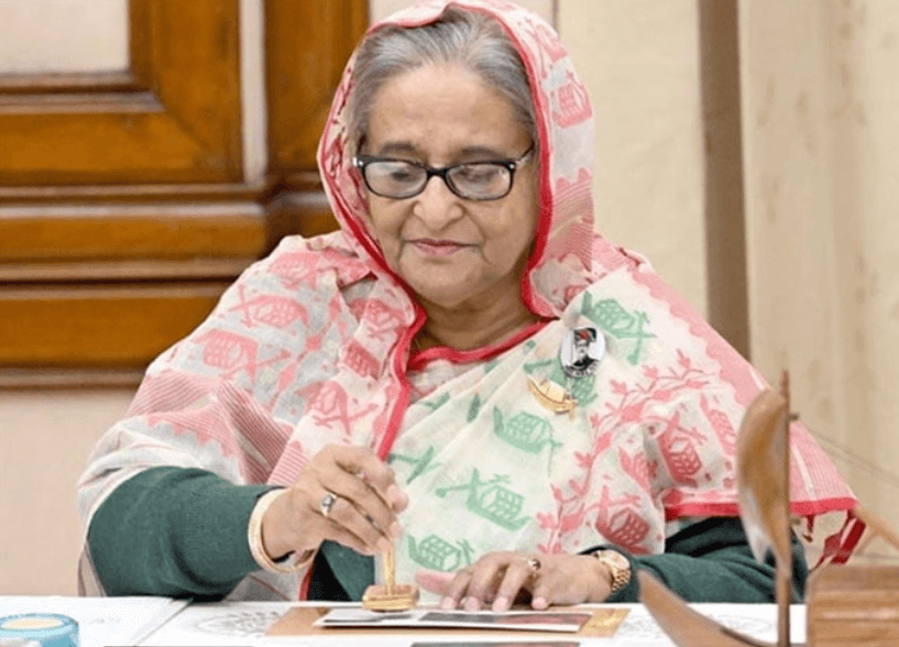 PM releases commemorative stamps on Victory Day