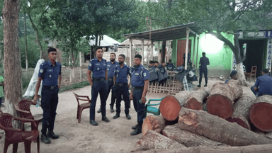 Police deployed at Baul Shafi Mandal's house