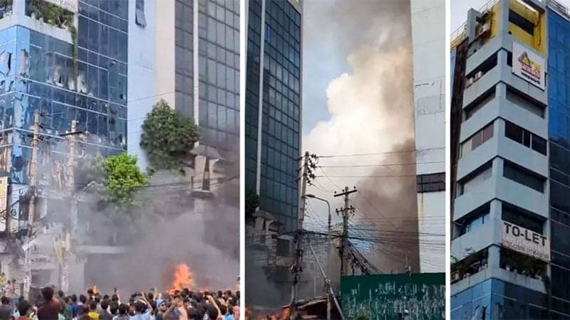 5 private TV channels including Ekattor, Somoy attacked by angry mob