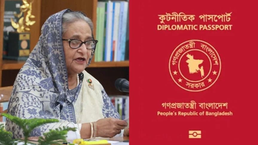 Diplomatic red passports of Hasina, former ministers, MPs to be revoked