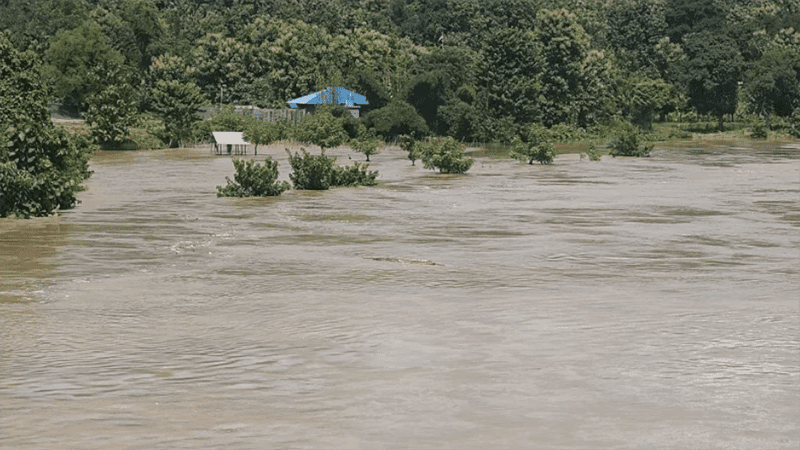 Heavy rain floods Khagrachhari, road links with Sajek cut off