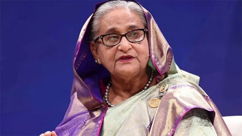 Five charges against Sheikh Hasina