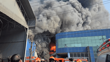 Fire at South Korean car factory, 11 dead