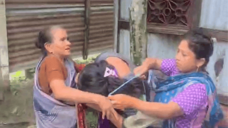 Teenager humiliated, hair chopped off over theft allegation