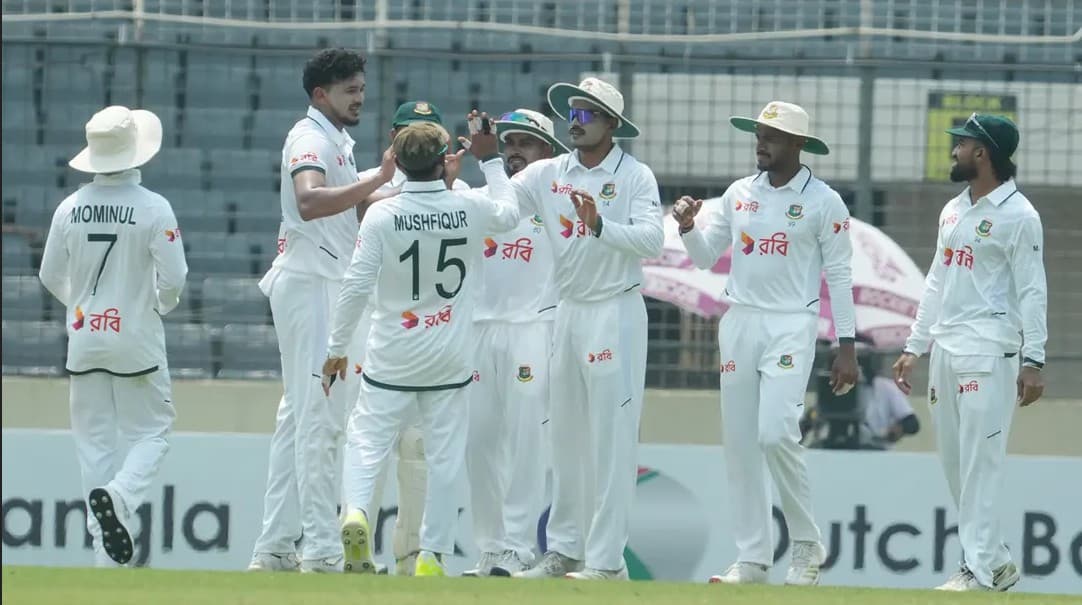 Miraz–Taskin lead Bangladesh fightback in first session agaisnt Pakistan