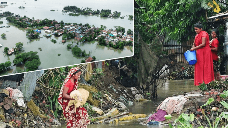 Relief money in bank as flood victims starve