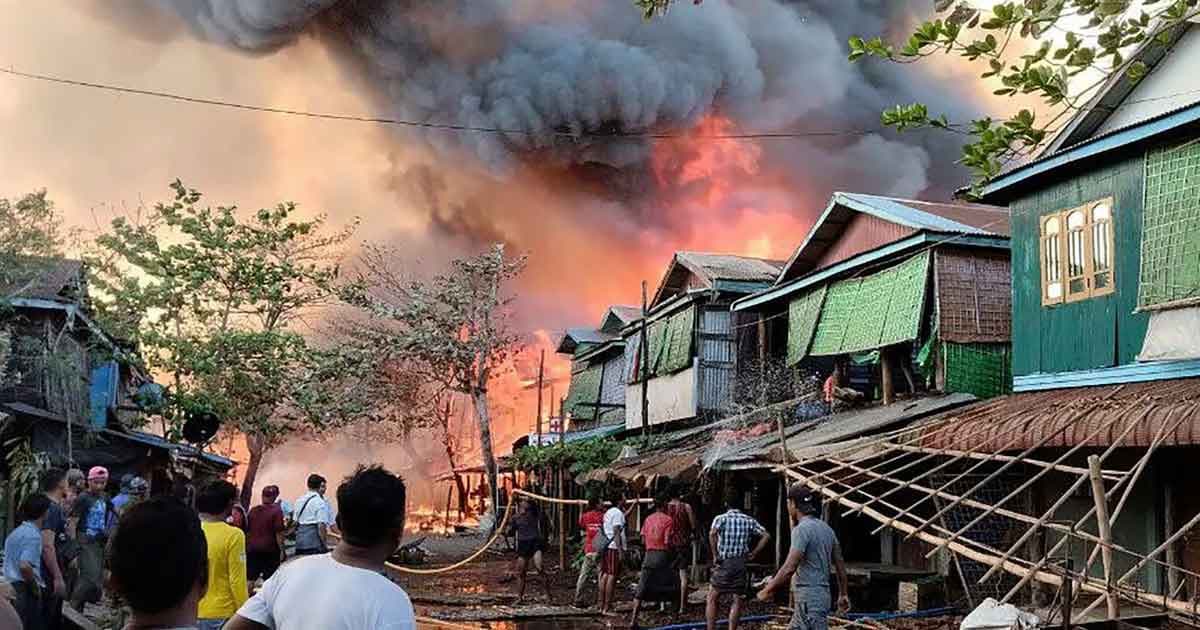 At Least 24 dead as paraglider bombs crowd at Myanmar festival