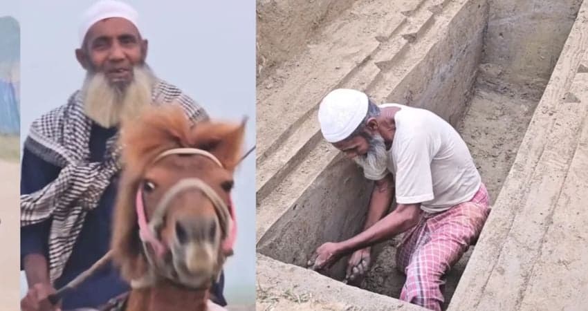 Manu Mia, who dug 3,000 graves for free, passes away