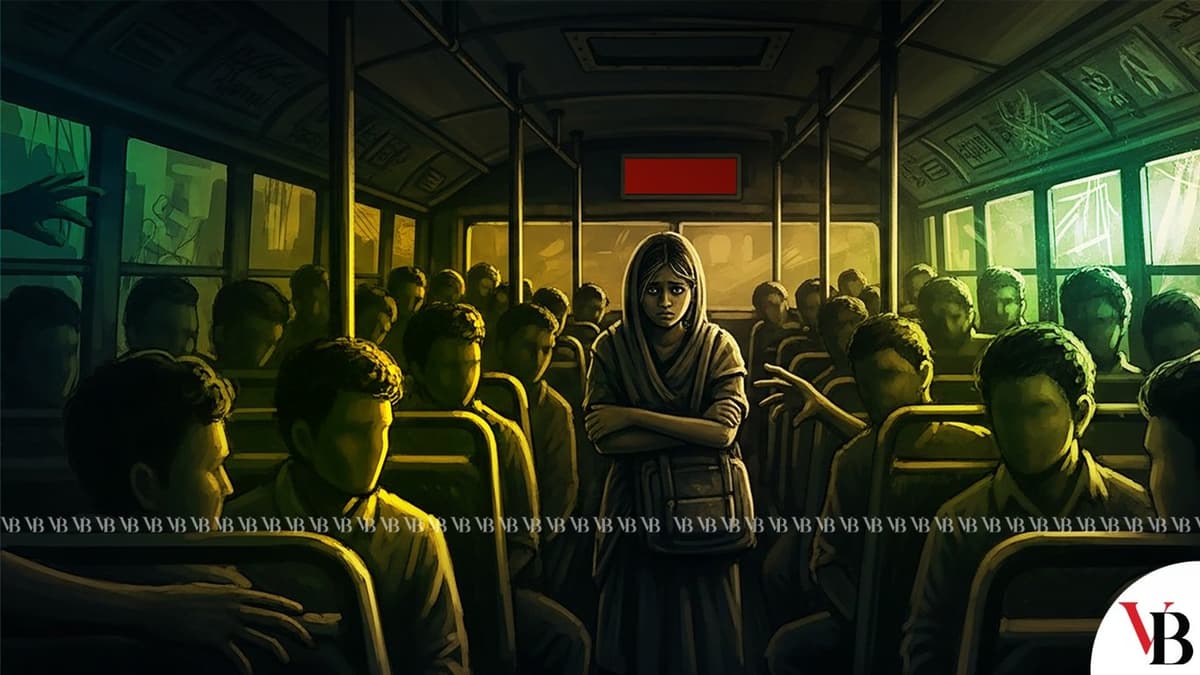 women-children on public transport
