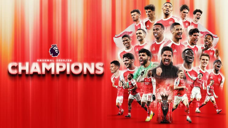 Arsenal crowned  Premier League title after 22-year await