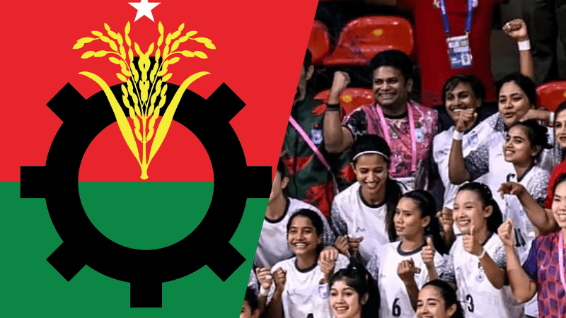 BNP hails Women’s Futsal champions of SAFF