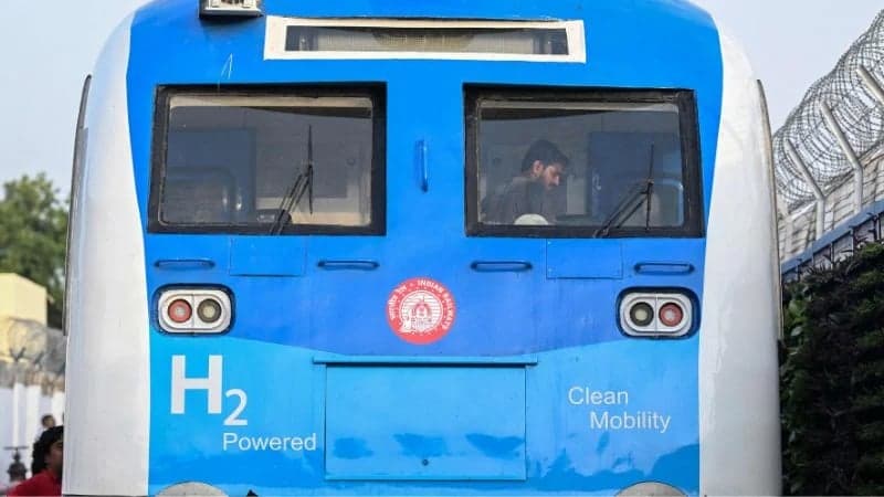 India launches first hydrogen-powered train