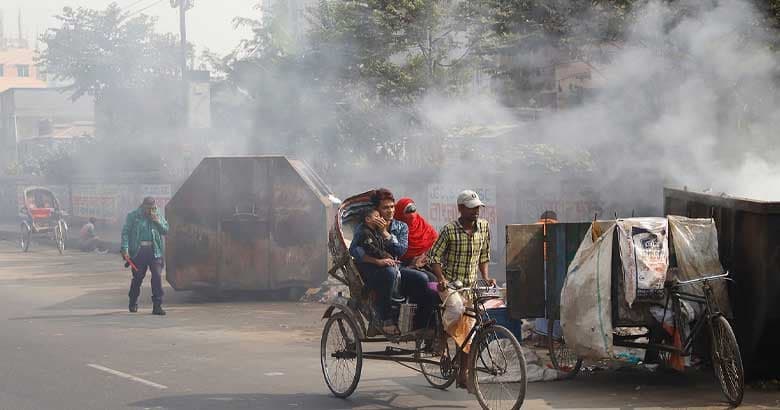 Dhaka ranks world's most polluted city Friday morning