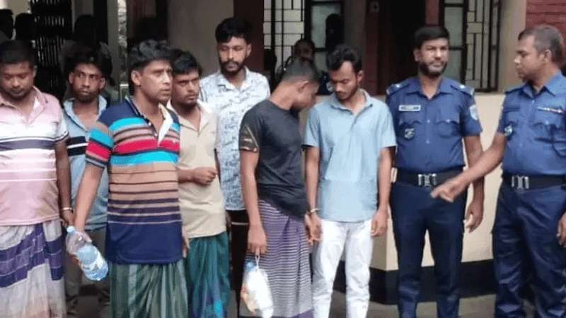 6 held in Jashore for abducting, raping teenage girl