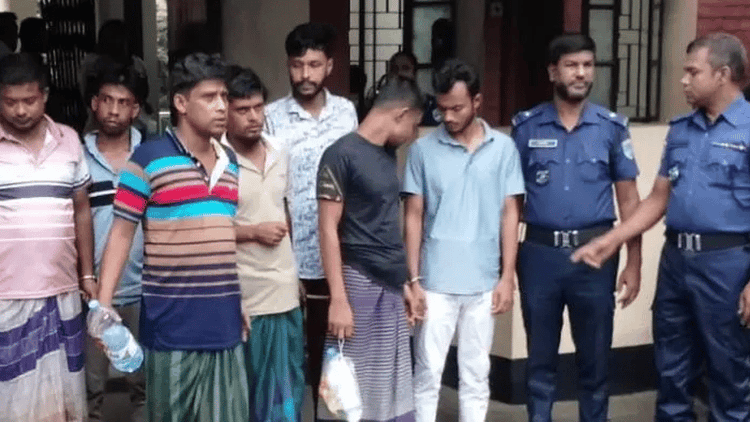 6 held in Jashore for abducting, raping teenage girl