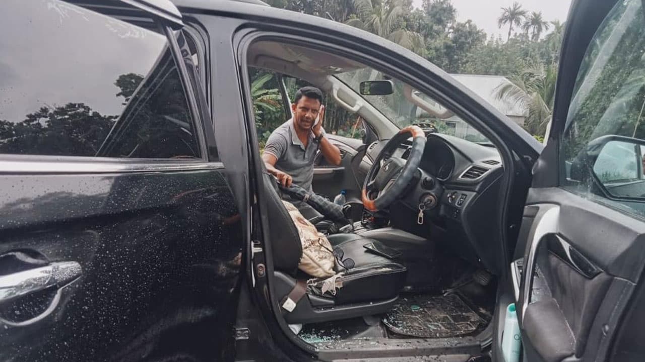 UNO’s convoy attacked in Gopalganj