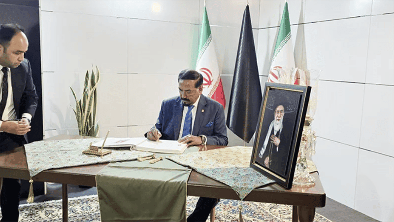 Speaker Hafiz Uddin represents Bangladesh at Khamenei's state funeral
