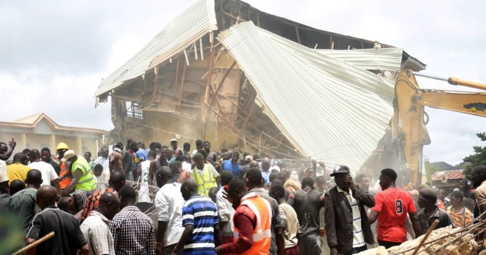 Nigeria School collapse kills 22 students