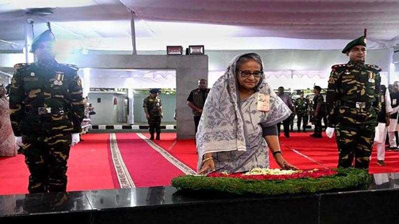 PM pays homage to Bangabandhu on historic Six-Point Day - Views Bangladesh