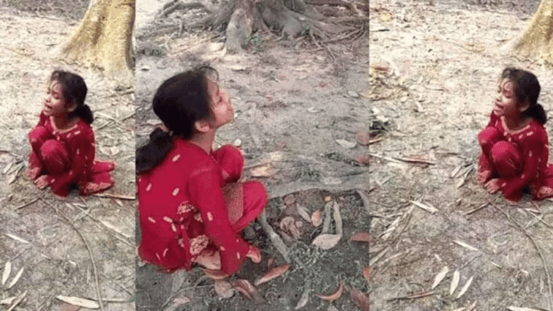 Step-mother's abuse: Video of child crying at mother's grave goes viral