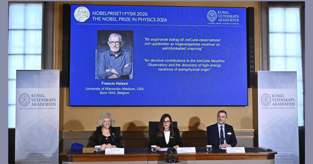 Belgium's Francis Halzen wins Nobel physics prize