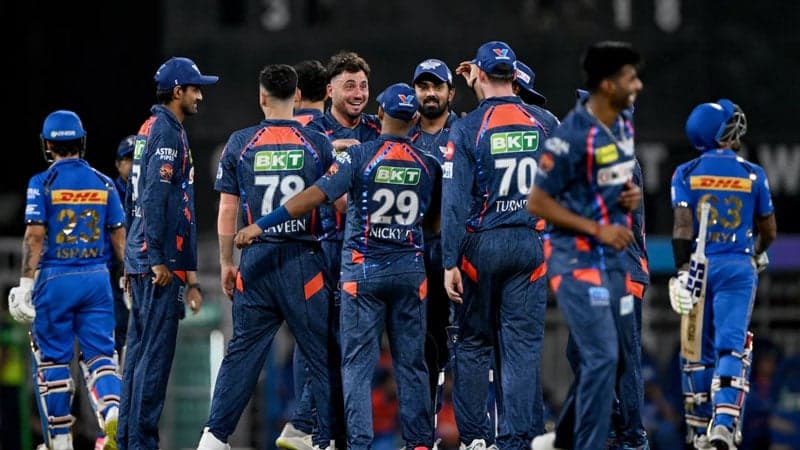 Lucknow beats Mumbai by 4 wickets