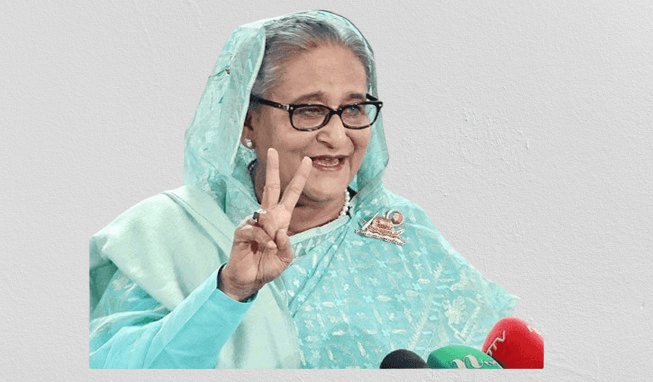 Sheikh Hasina becomes Bangladesh's prime minister for 5th time