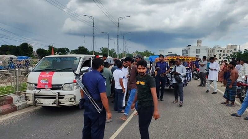NCP motorcade reportedly attacked in Thakurgaon